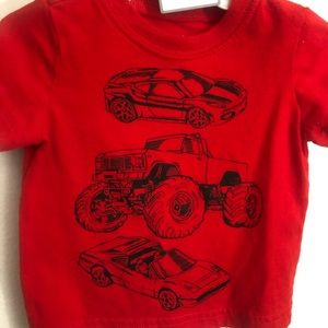 Carter’s Boys Red Car Shirt